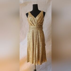 Sorella Vita gold Cocktail Dress